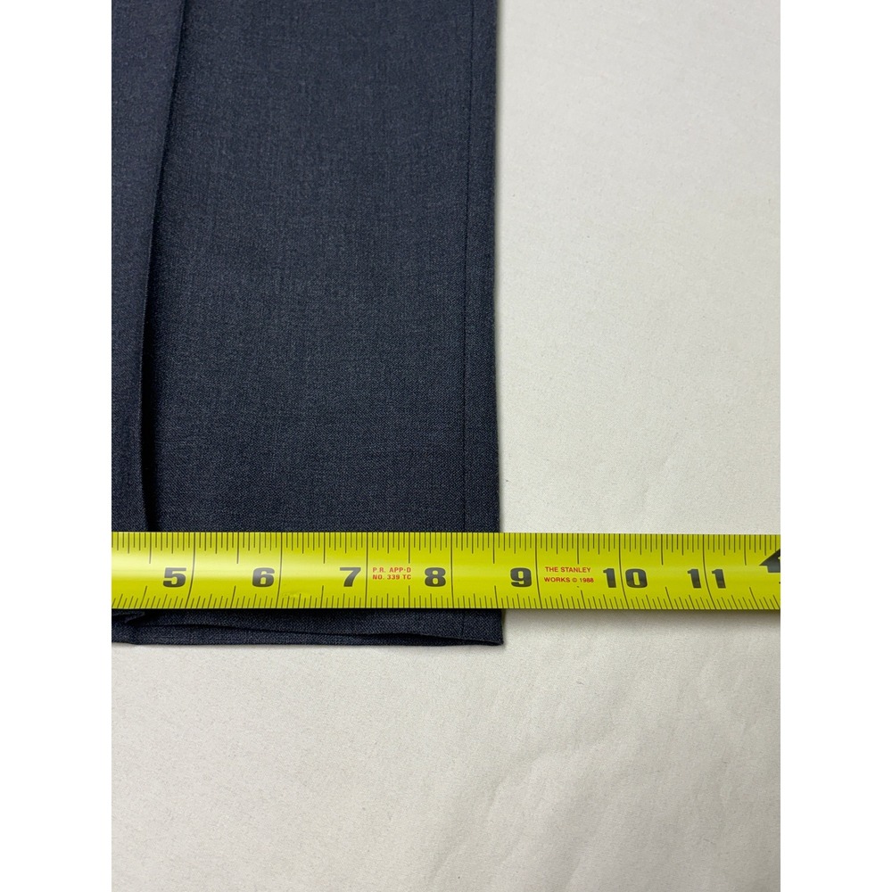 Brooks Brothers 346 Mens Wool Stretch Dress Pants Charcoal Grey W38 L29 73551027 - Picture 10 of 10